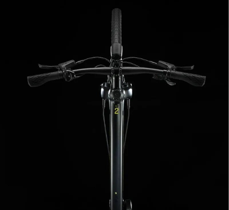 Trek FX+ 2 Electric Hybrid Bike 2025 in Satin Trek Black-6